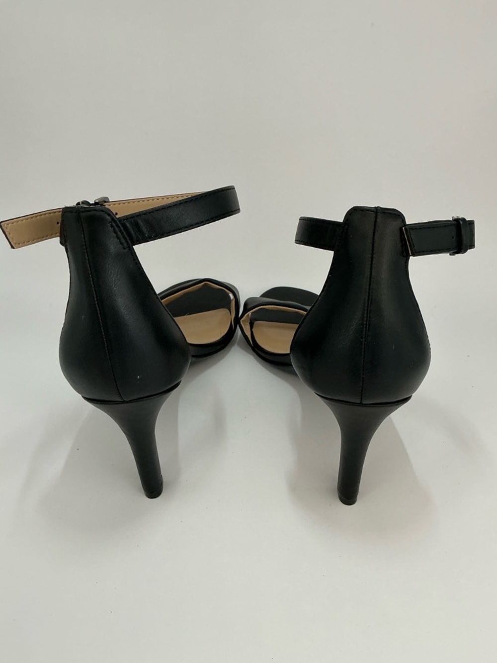 Naturalizer Black Ankle Strap Heels Size 9 Comfort Flex Sandals - Picture 7 of 11